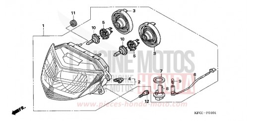 HEADLIGHT (FES2505) FES2505 de 2005